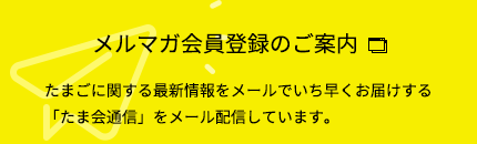 メルマガ会員登録のご案内